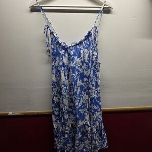 Maaji Blue and White Floral Midi Dress